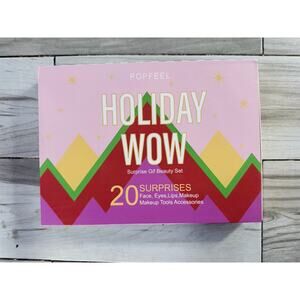 Popfeel Holiday Wow Collection 20 Surprises Calender Face Eye Lip Makeup New
